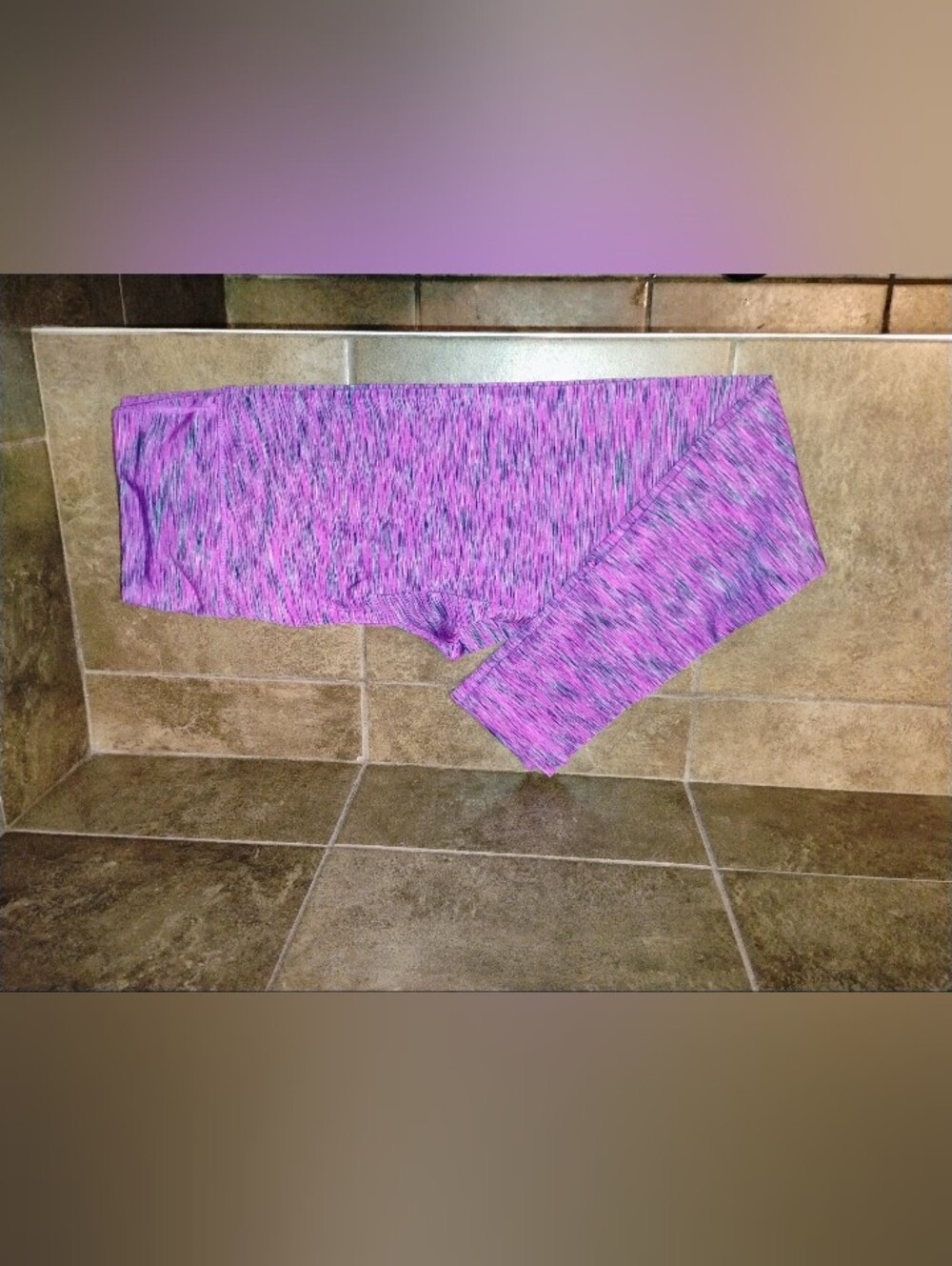 90 Degree By Reflex Purple Heather Leggings